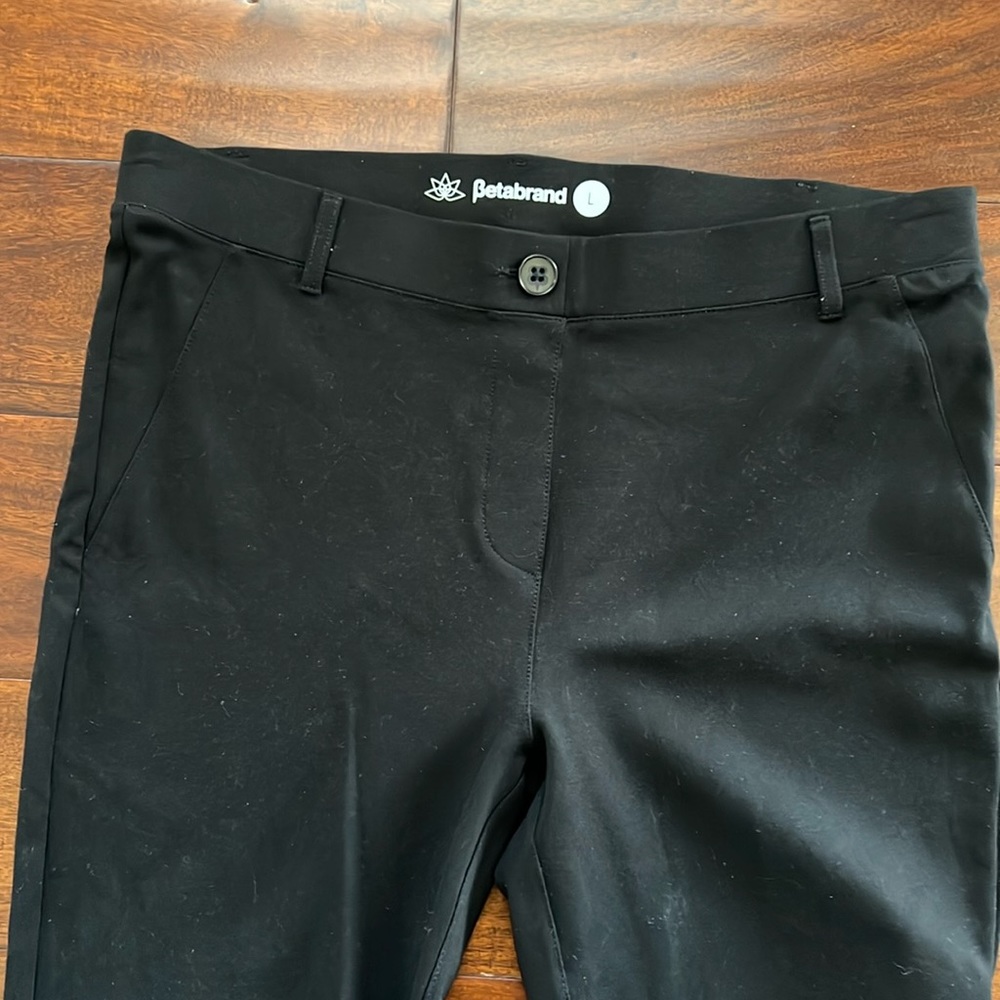 Betabrand Yoga work pants crop flair